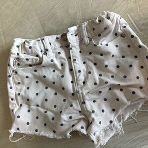DL1961 White Polka Dot girls Shorts